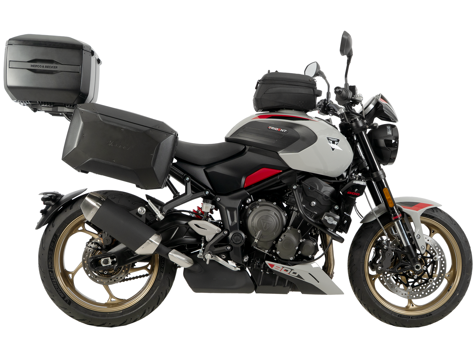C-Bow Seitenträger schwarz für Triumph Trident 800 (26-) Hepco & Becker