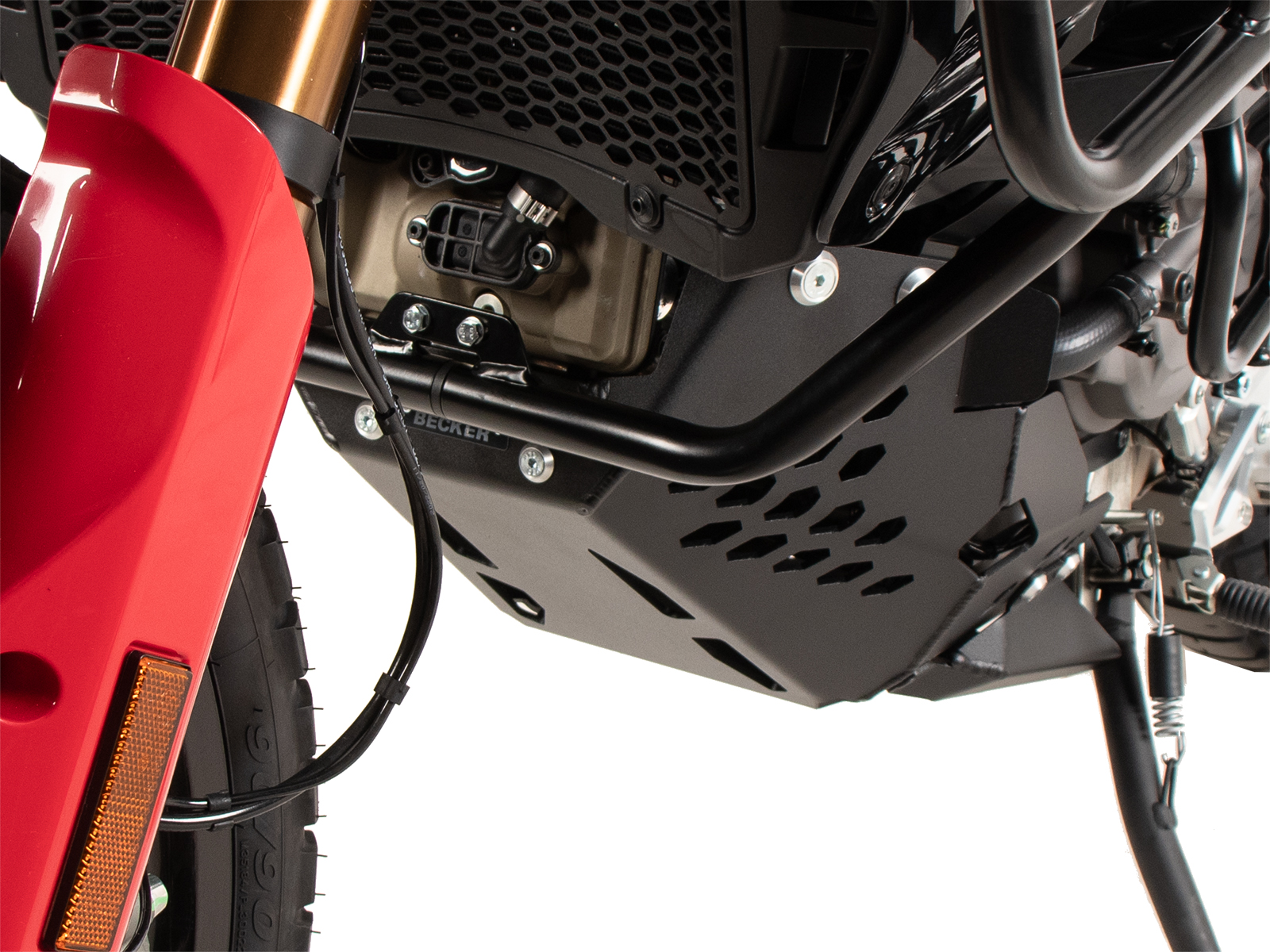 Motorschutzplatte schwarz für Ducati Desert X Rally (24-) Hepco & Becker