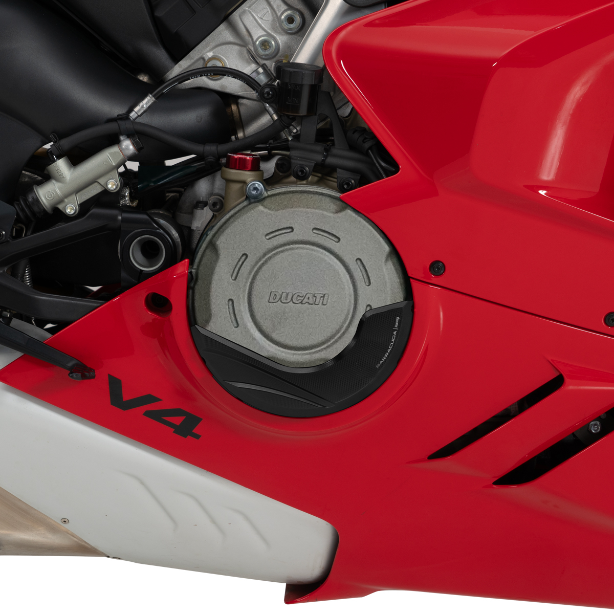 Barracuda Kurbelgehäuseschutz-Kit für Ducati Panigale V2 und V4, Modelljahr 2020-2022