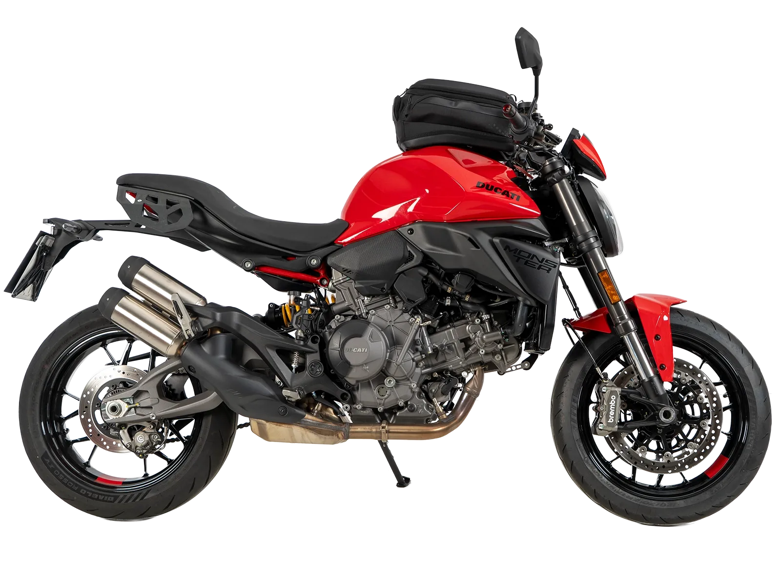 Abstandshalter Luggage Guard schwarz für Ducati Monster 890 / + (26-) Hepco & Becker