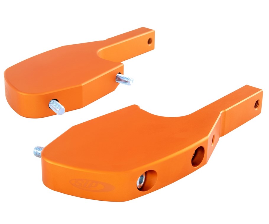 Fußrastenadapter Sozius für Vespa GTS/​GTS Super/​GTV/​GT 60/​GT/​GT L 125-300ccm, orange matt
