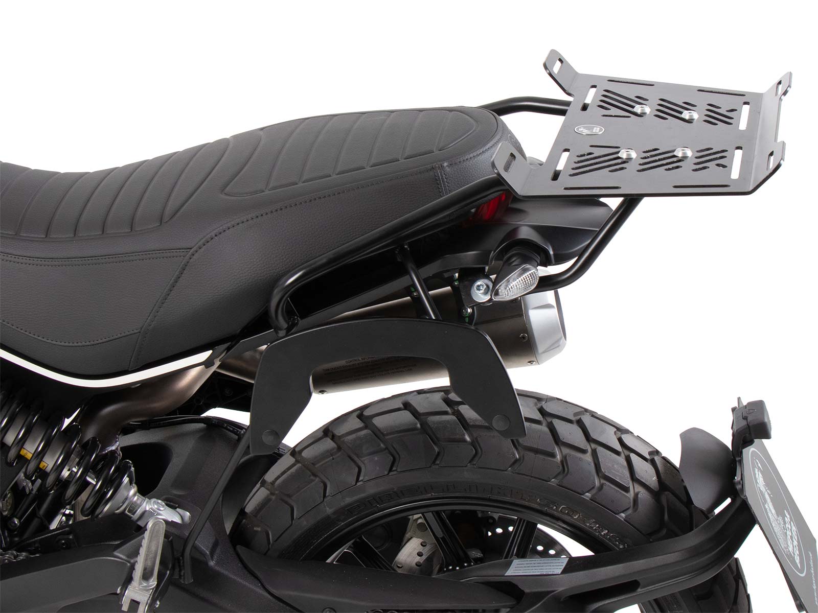 Gepäckbrückenverbreiterung schwarz für Ducati Scrambler 1100 Dark Pro /Pro /Sport Pro (21-24)