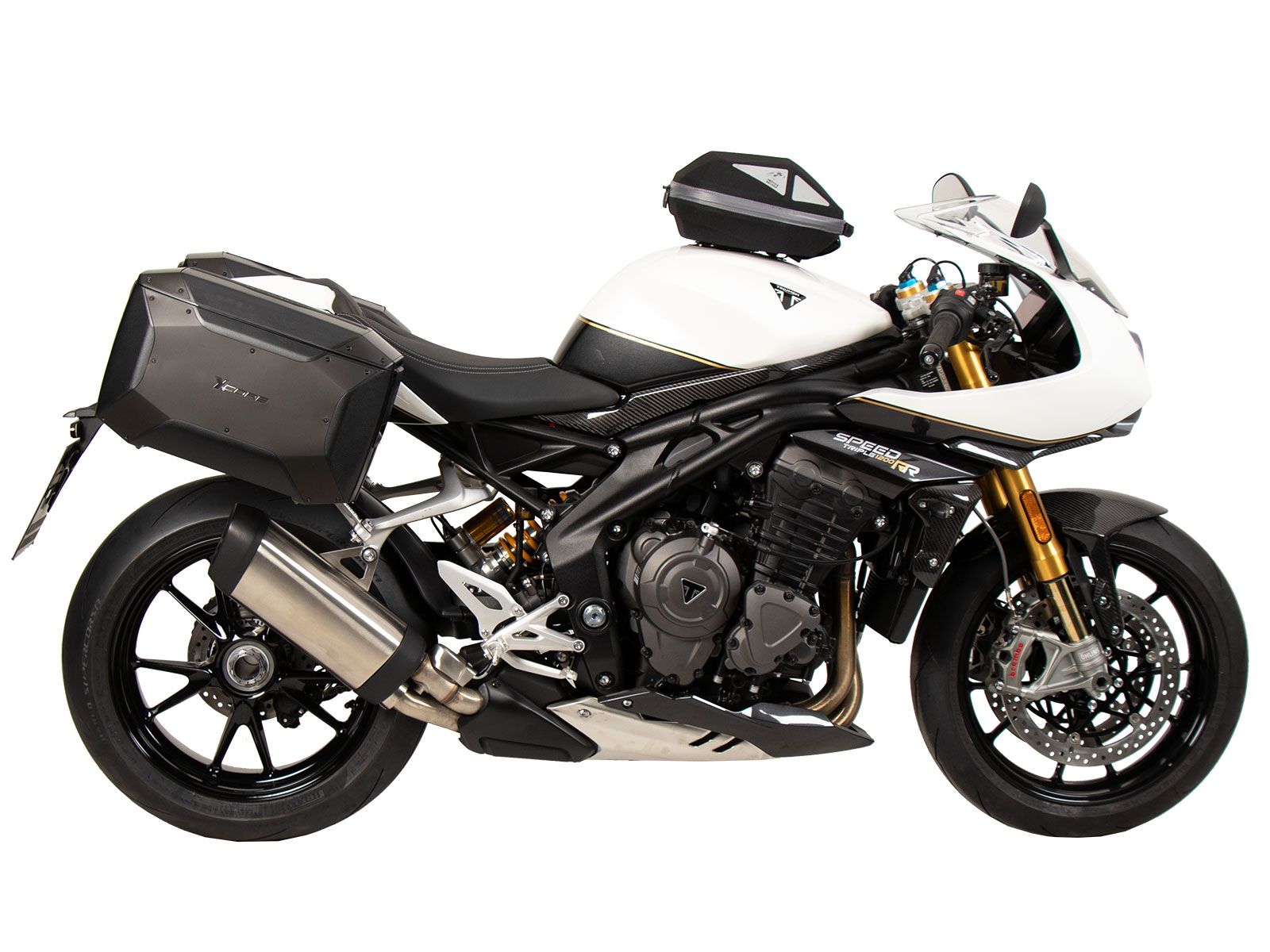 C-Bow Seitenträger schwarz für Triumph Speed Triple 1200 RS /RR (21-)  Hepco & Becker