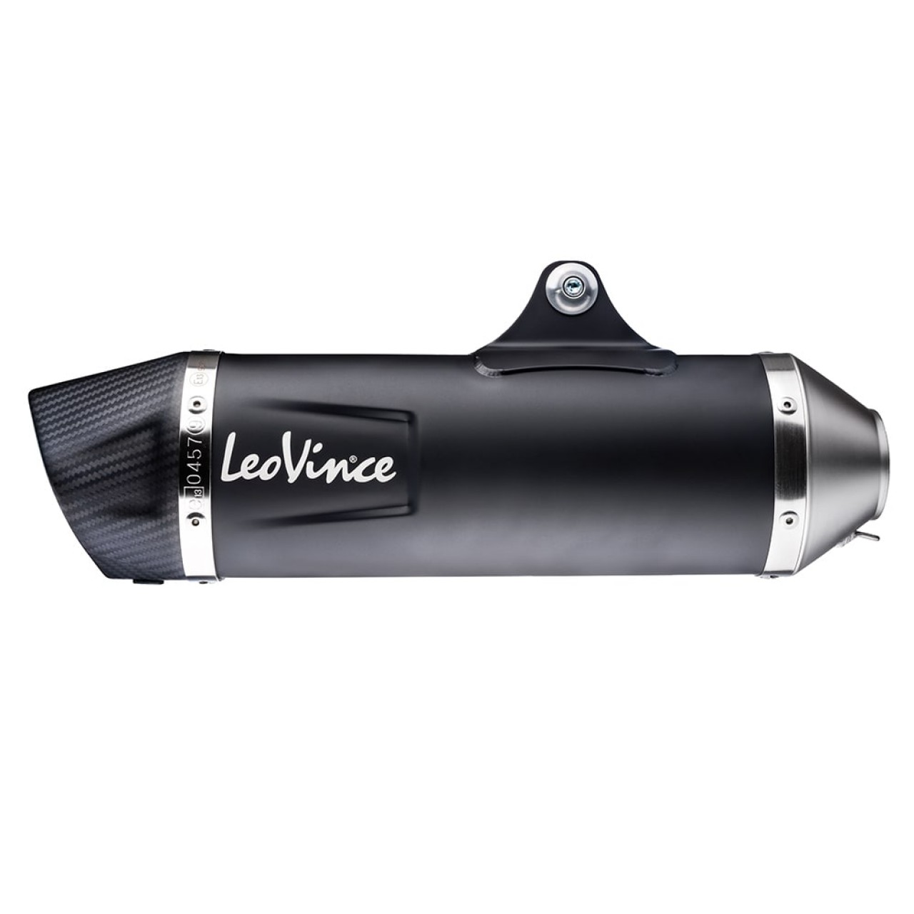 LeoVince Auspuffanlage SBK Nero für BMW R 1200 GS /Adventure, schwarz, slip on, Euro4, E-Gutachten