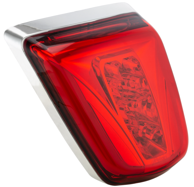Rücklicht LED rot für Vespa Primavera/​Sprint 50-150ccm, Rand - chrom