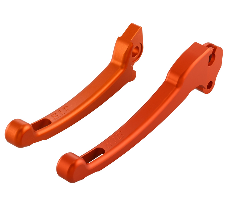 Sporthebel Set Kupplung/Bremse für Vespa PX 125 -150ccm, HBZ Hengtong, rechts/links, orange matt