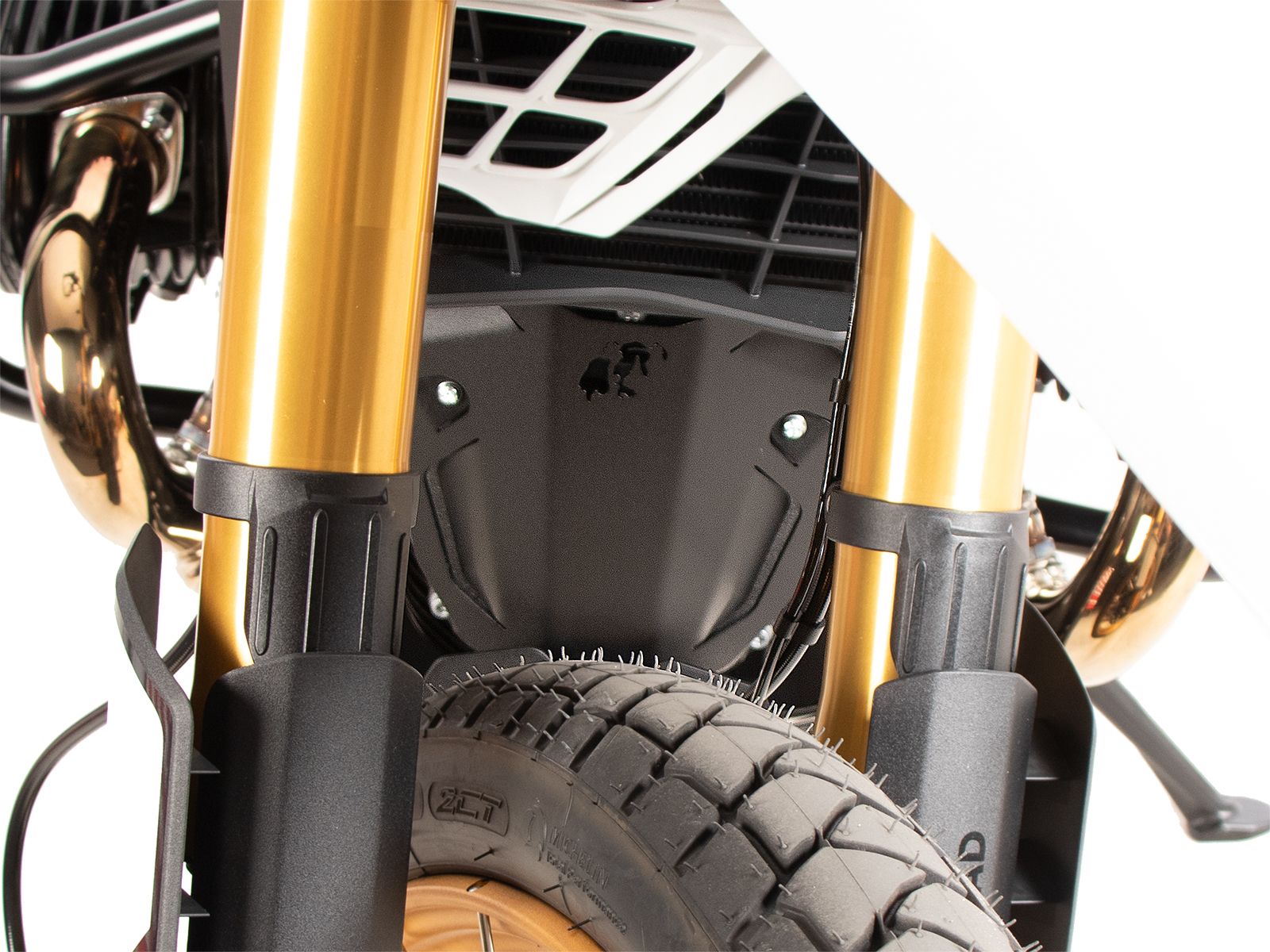 Zusatzblech Erweiterung Motorschutz schwarzfür BMW R 12 (24-) Hepco & Becker
