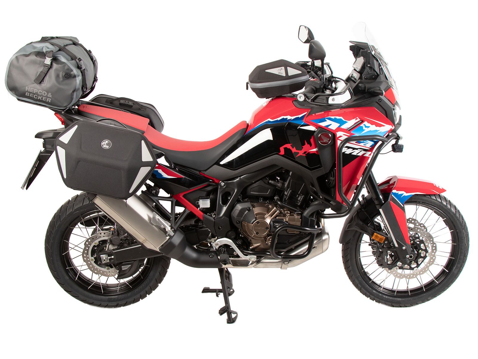 C-Bow Seitenträger schwarz für Honda CRF 1100 Africa Twin Adventure Sports (24-) Hepco & Becker