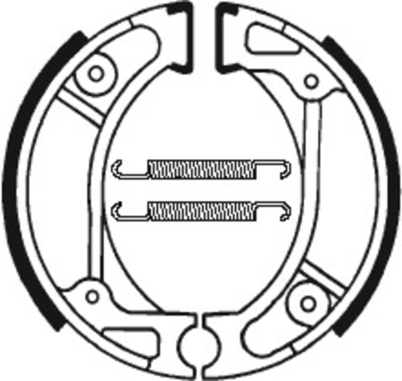 Tecnium Scooter/Street/Off-Road/ATV Organische Bremsbacken - BA057