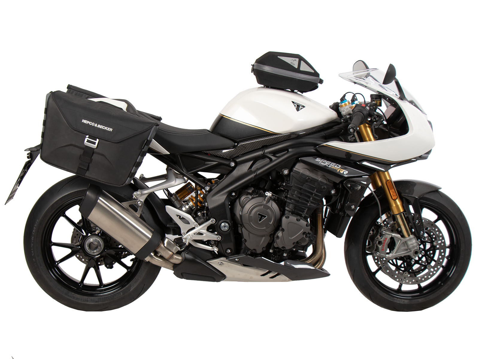 C-Bow Seitenträger schwarz für Triumph Speed Triple 1200 RS /RR (21-)  Hepco & Becker
