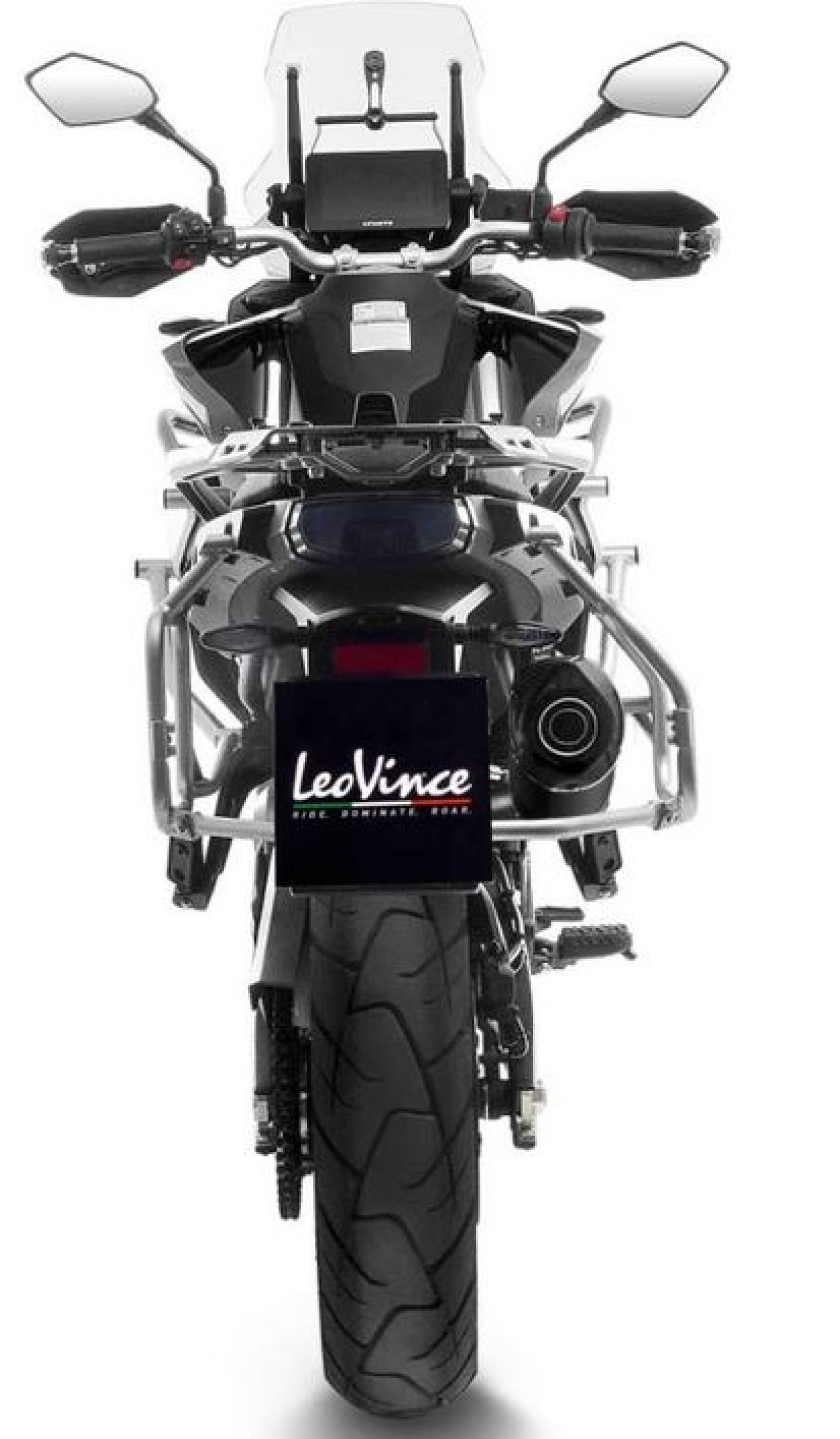 LeoVince Endschalldämpfer LV One Evo Slip On Black Edition für CF Moto / Husqvarna / KTM