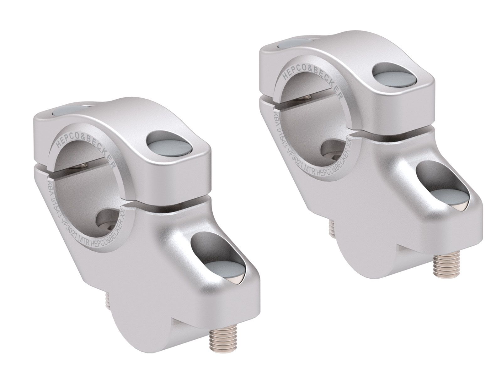 Lenkererhöhung H=30 mm mit Versatz 21 mm zurück für Honda CB 125 R (25-) Hepco & Becker