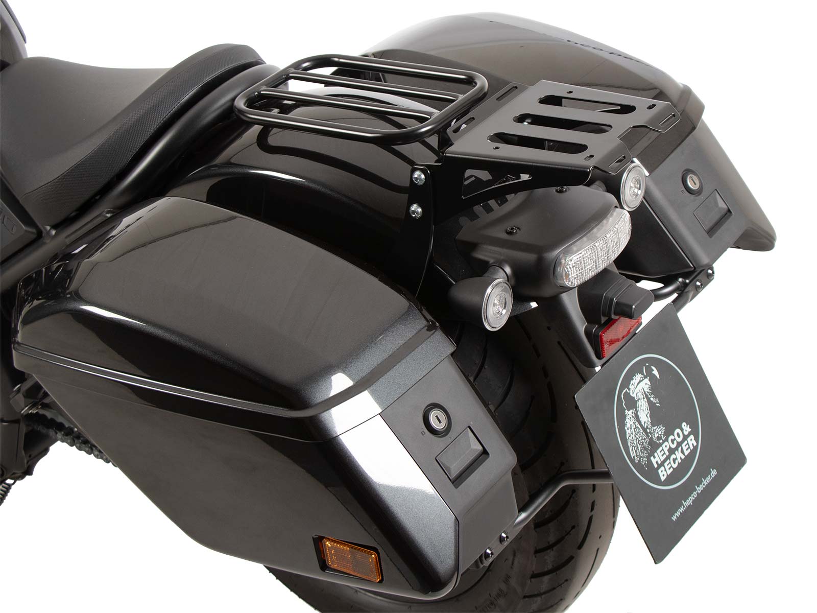 Minirack Softgepäck-Heckträger schwarz für Honda CMX 1100 Rebel /DCT (21-24) Hepco & Becker