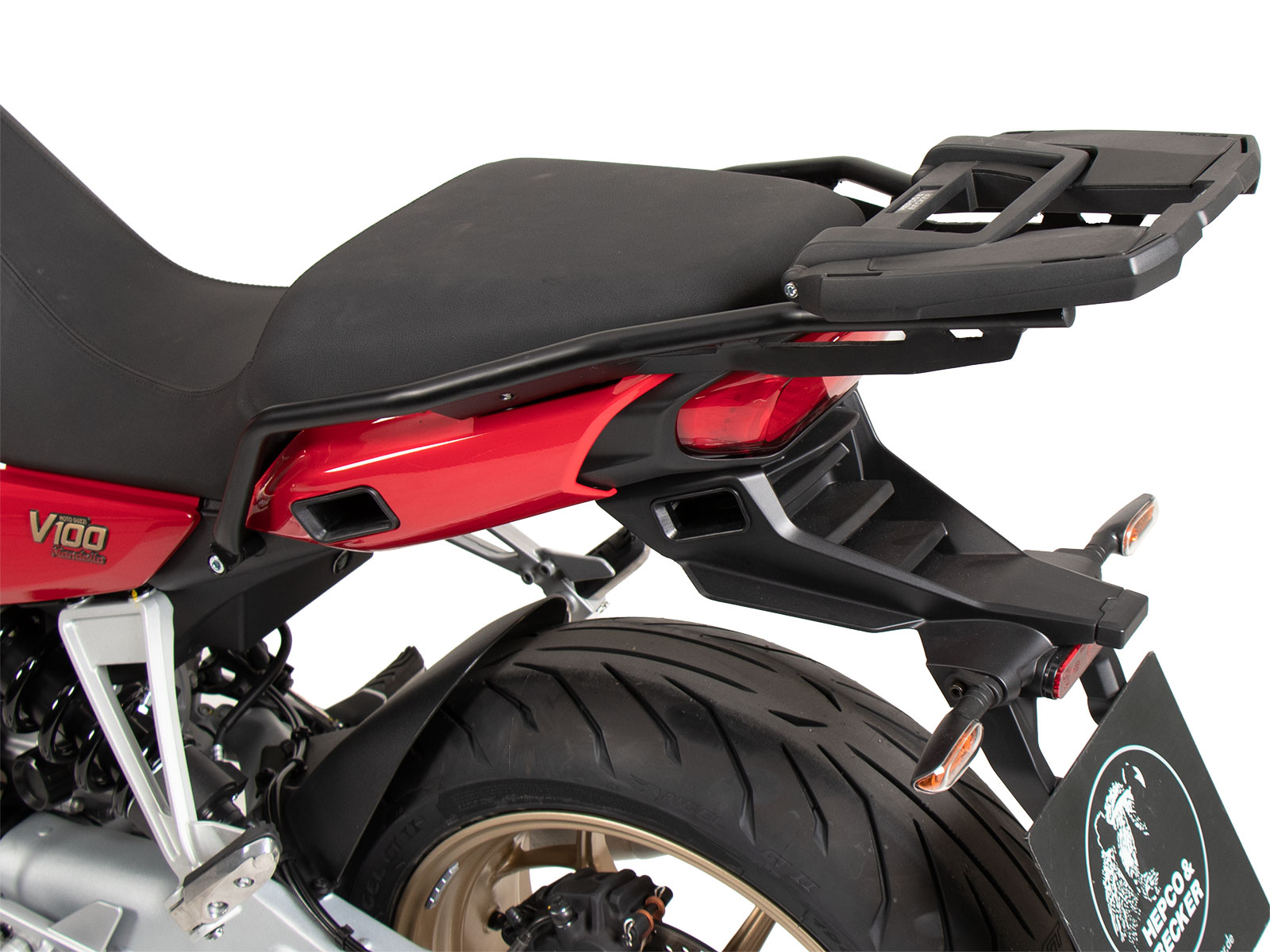 Easyrack Topcase-Träger für Moto Guzzi V 100 Mandello /S Hepco & Becker