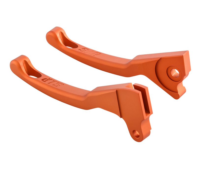 Sporthebel Set Bremse Shorty für Vespa LX /​LXV /​S /​Primavera /​Sprint 50-150ccm, orange matt