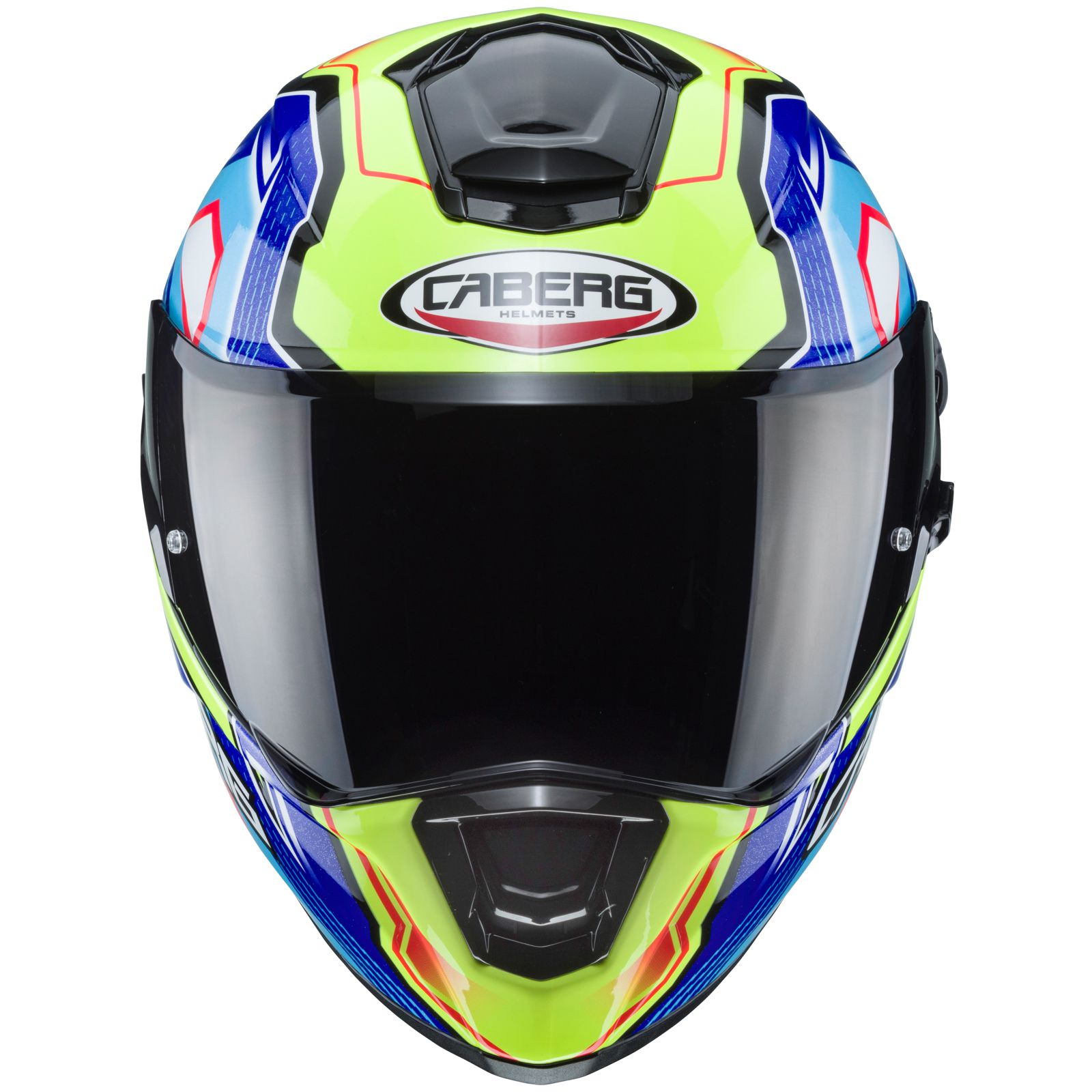 Caberg Helm Drift Evo LB29, schwarz/blau-fluo-gelb