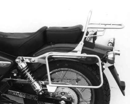 Rohrgepäckbrücke Topcase-Träger chrom für Honda CA 125 Rebel (95-01) /CMX 250 Rebel (96-01)