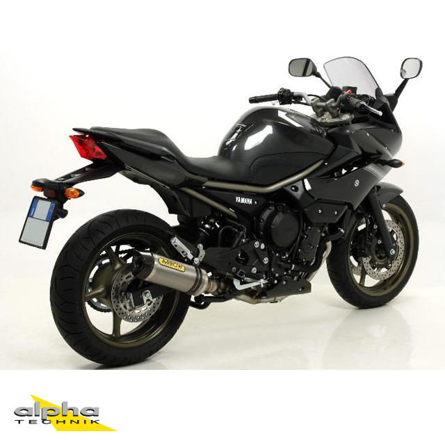 ARROW Auspuff THUNDER für Yamaha XJ6 Diversion 2009-2016, Aluminium (Nur für ARROW Krümmer)