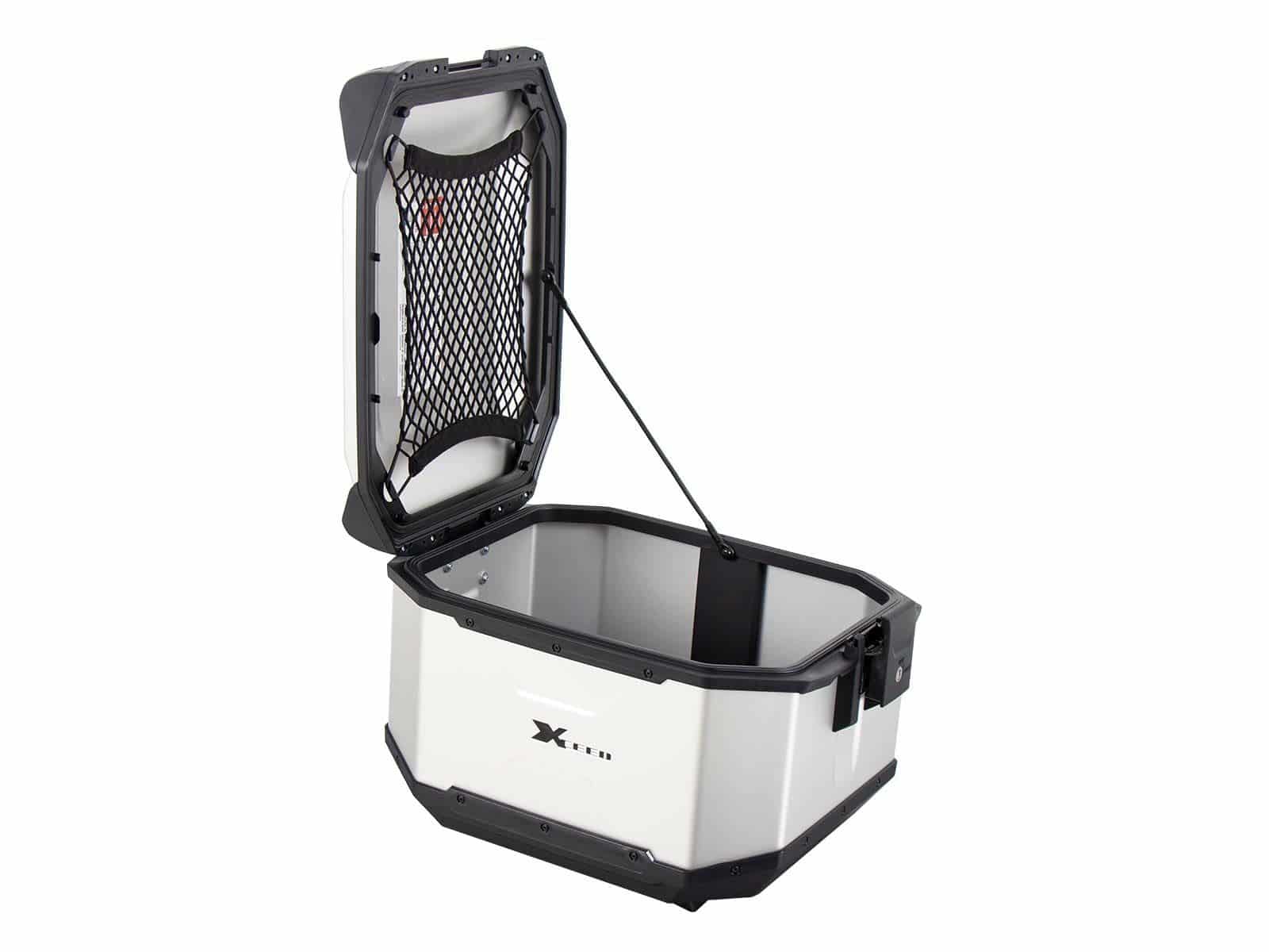Xceed Aluminium Topcase 45 Liter silber Hepco & Becker