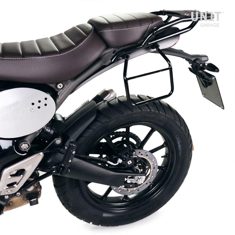 Unit Garage Seitentaschenhalter links - Triumph Speed 400 / Scrambler 400