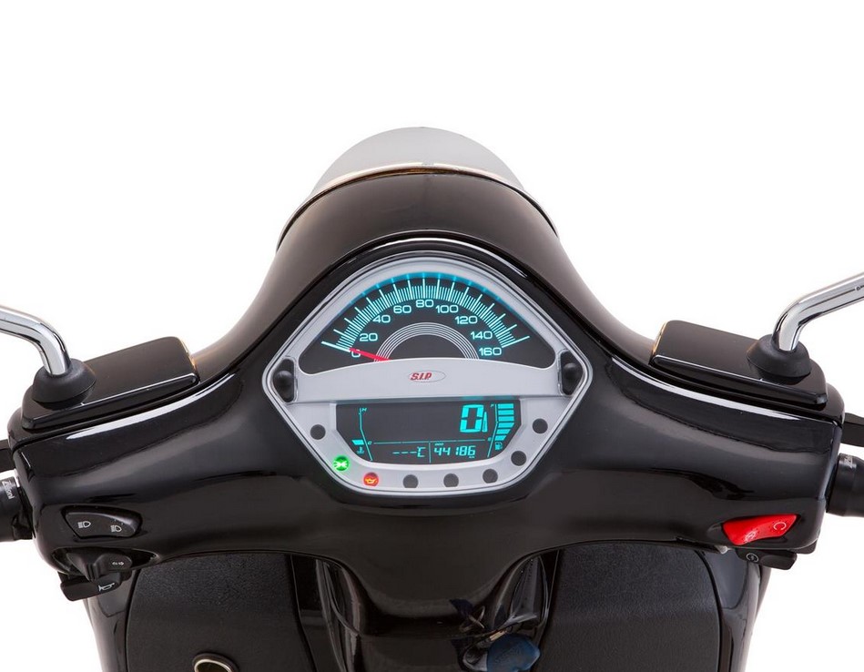 Drehzahlmesser/Tacho für Vespa GTS/​GTS Super/​GTS SuperSport, i.e., 125-300ccm (-'14), silber
