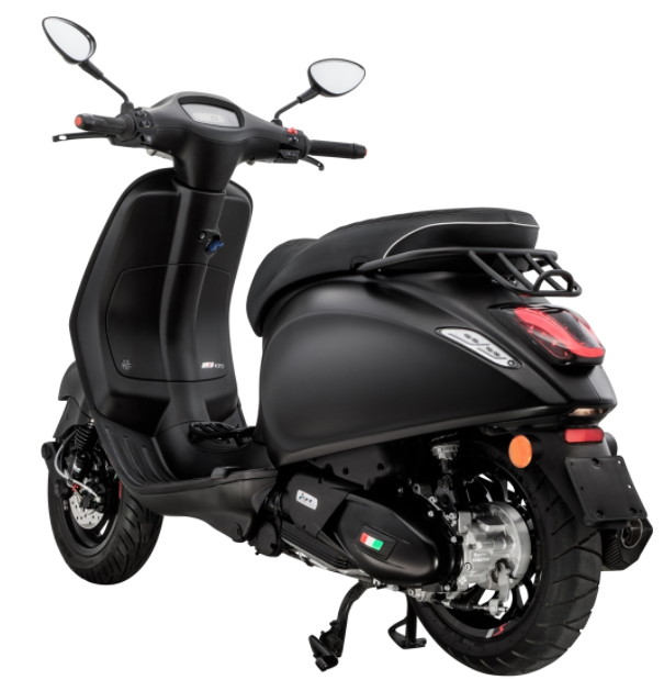 Gepäckträger/Soziushaltebügel schwarz matt für Vespa Primavera/​Sprint 50-150ccm 2T/​4T AC