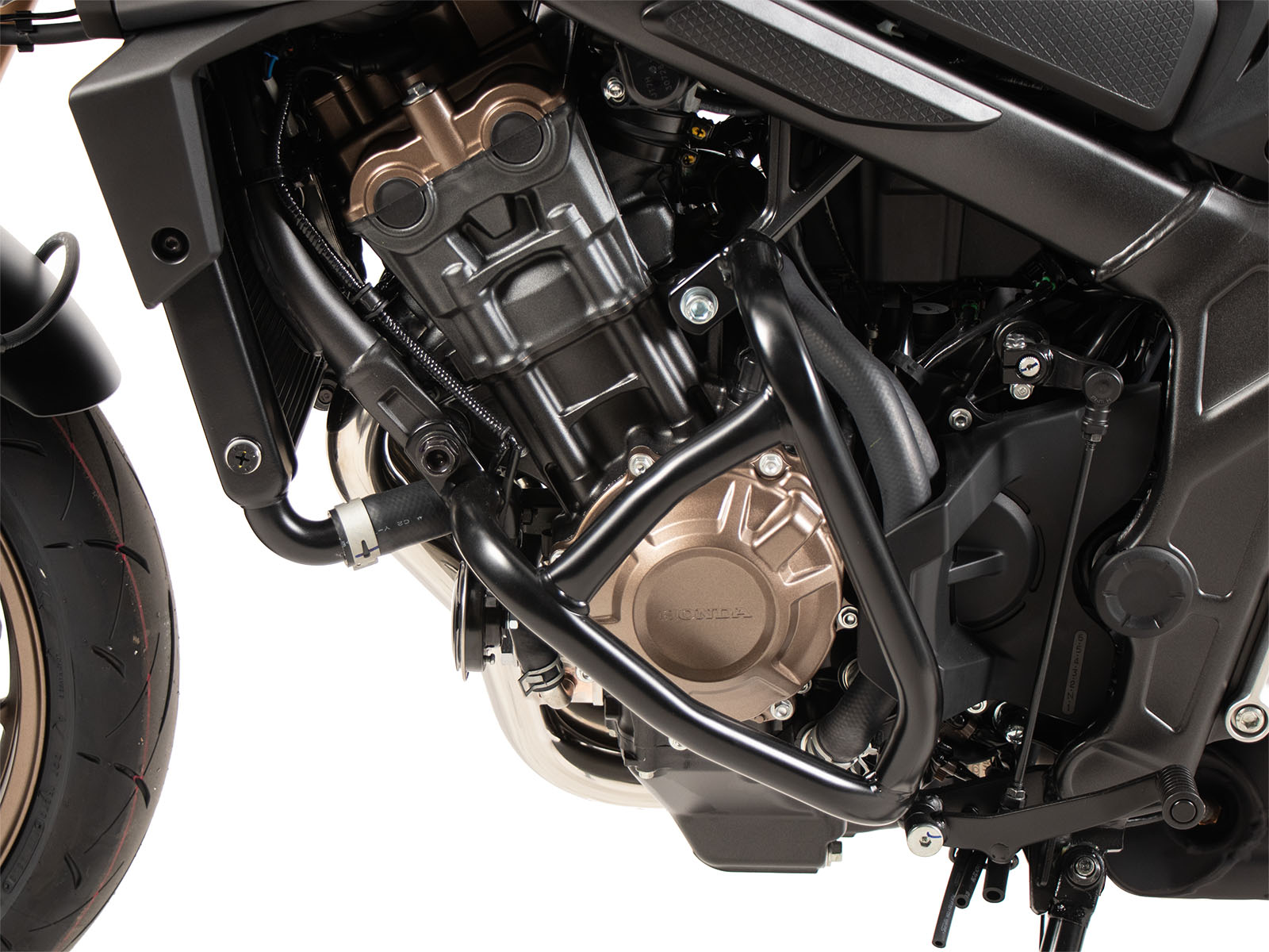 Motorschutzbügel "Solid" schwarz für Honda CB 650 R (24-) Hepco & Becker