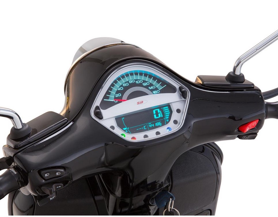 Drehzahlmesser/Tacho für Vespa GTS/​GTS Super/​GTS SuperSport, i.e., 125-300ccm (-'14), silber