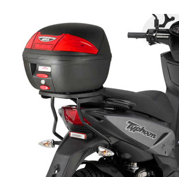 Givi Topcase-Träger schwarz für Monolock Koffer / Piaggio Typhoon 50/125 - Bj. 11