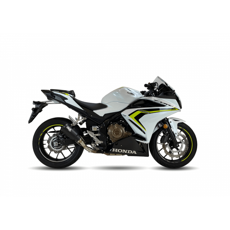 IXIL RB Endtopf Honda CB 500 F /CBR 500 R, Edelstahl schwarz, E-geprüft, Euro4+5