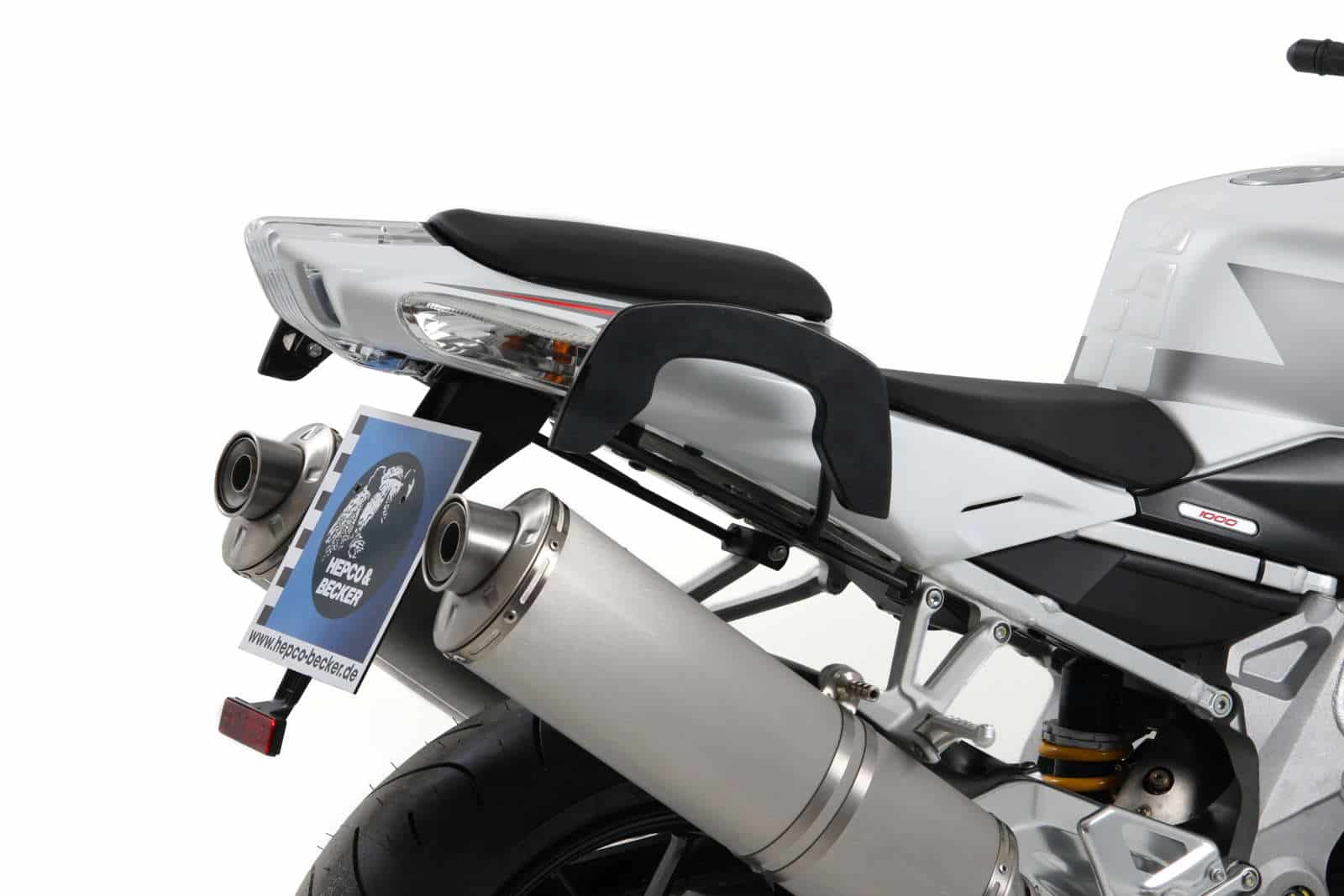 C-Bow Seitenträger schwarz für Aprilia Tuono 1000 R /Factory (09-11) Hepco & Becker