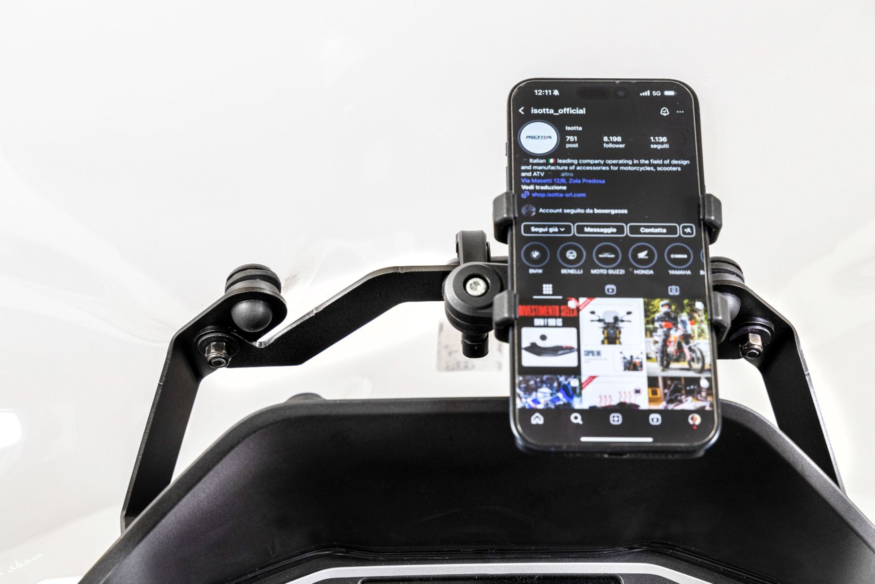 Smartphonehalterung-Platte für Honda PCX 125 (25-)