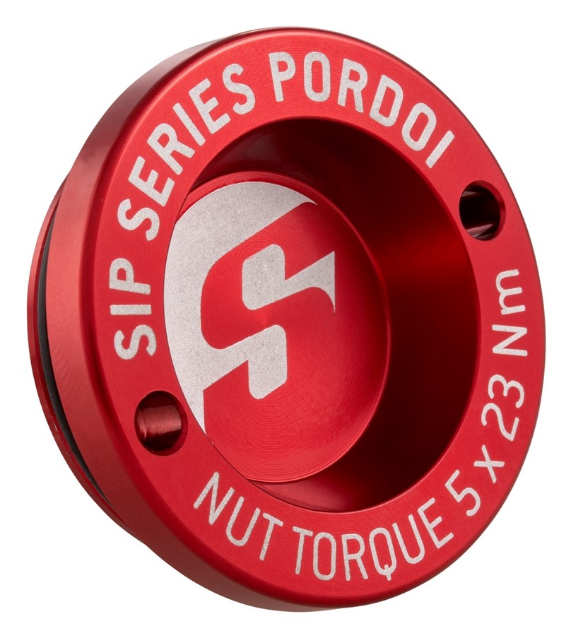Staubschutzkappe 12" Felge vorne für Vespa GTS/​GTS Super/​GTV/​GT 125-300ccm, rot