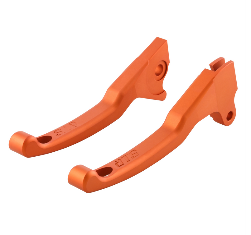 Sporthebel Set Bremse Shorty für Vespa LX /​LXV /​S /​Primavera /​Sprint 50-150ccm, orange matt