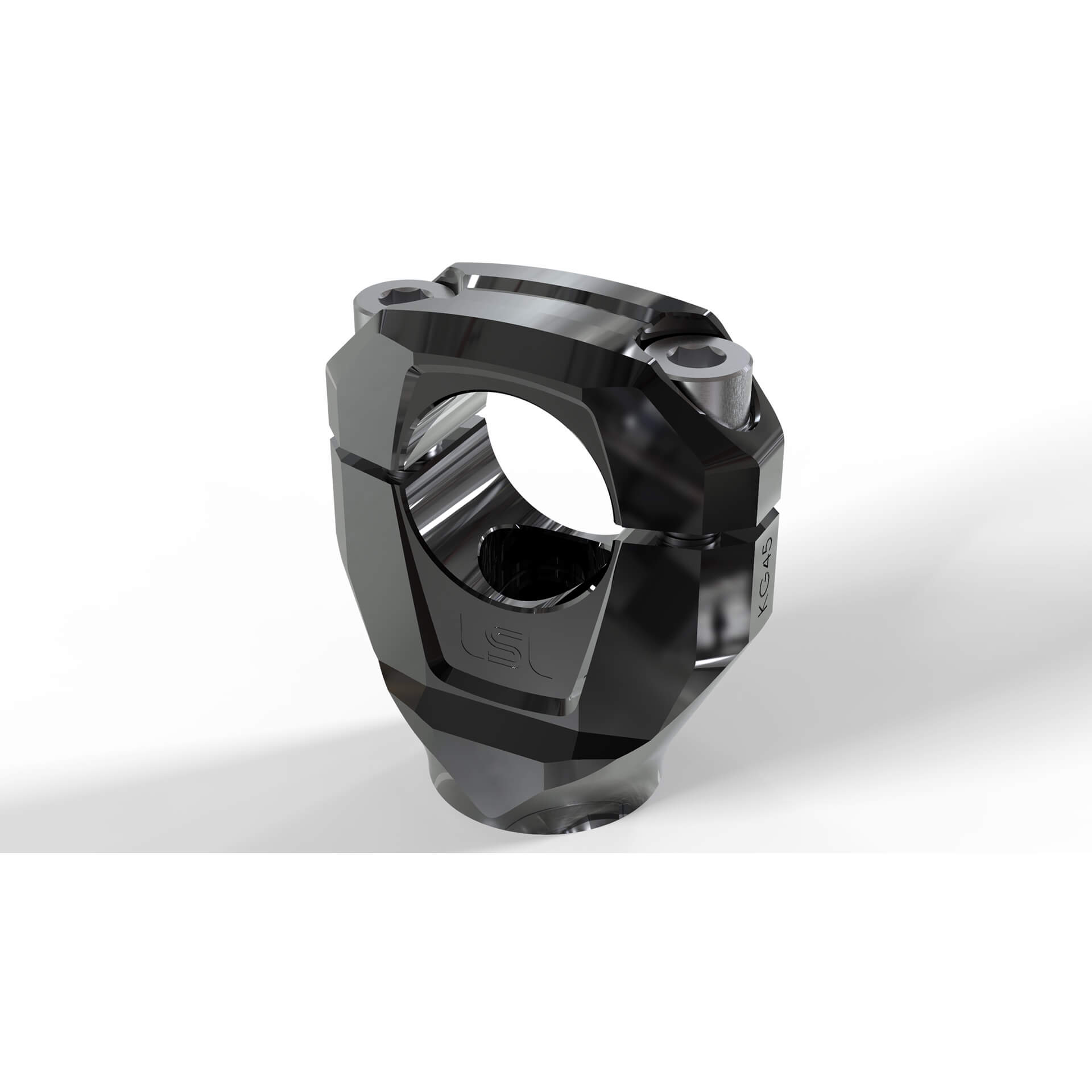 LSL GONIA Klemmbock-Kit 28,6 mm, für Moto Guzzi Griso, schwarz