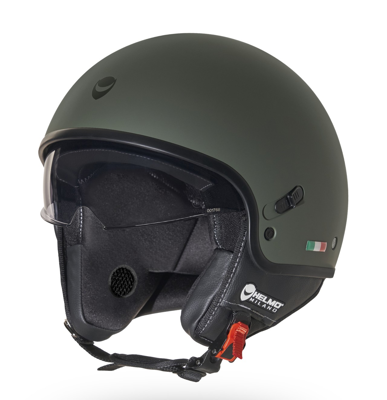 Helmo Milano Demi Jet, Puro Slider, grün matt