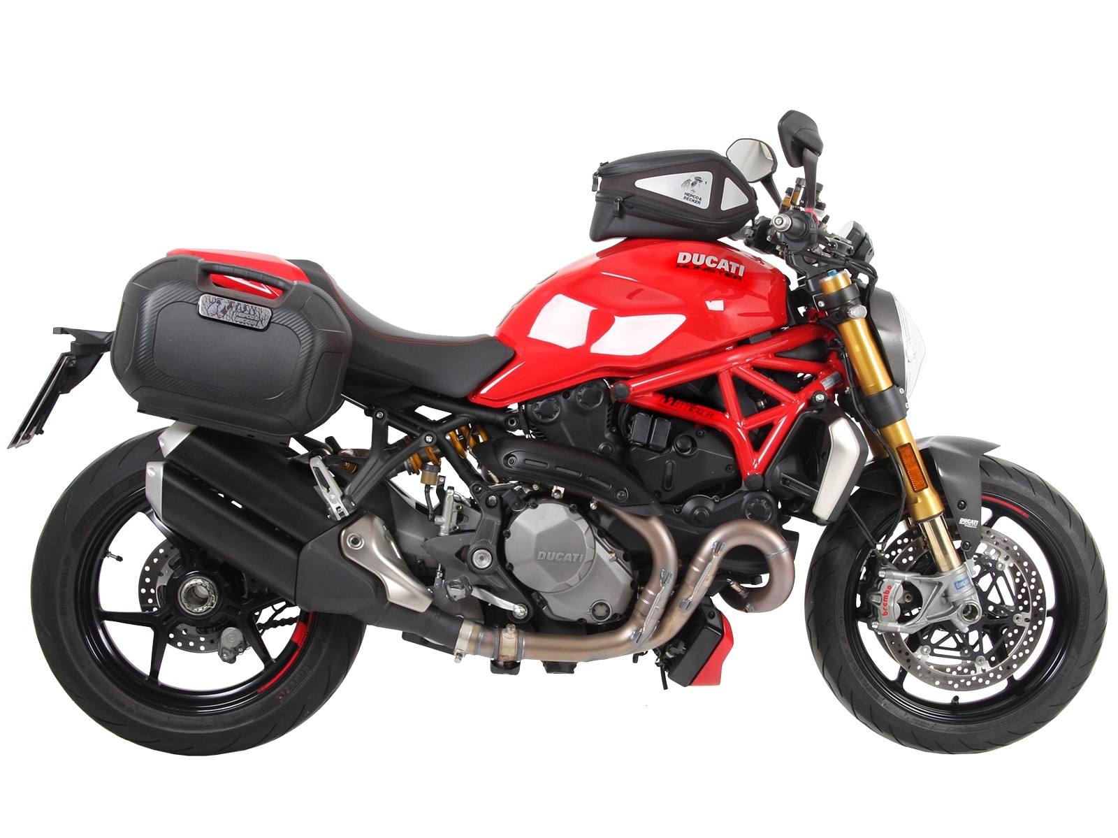 C-Bow Seitenträger schwarz für Ducati Monster 1200 S (2017-)