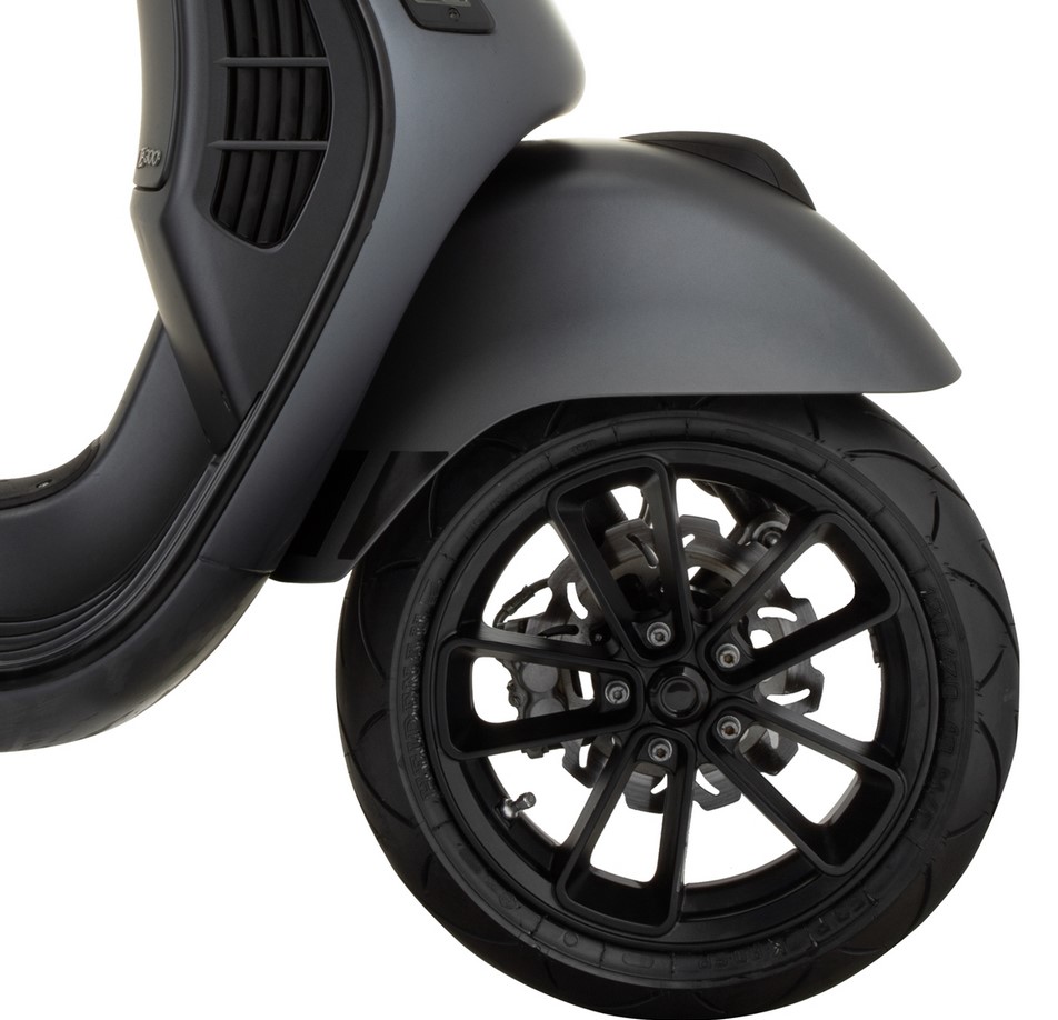 Felge vorne/hinten 12" für Vespa GTS/​GTS Super/​GTV/​GT 60/​GT/​GT L 125-300ccm, schwarz matt
