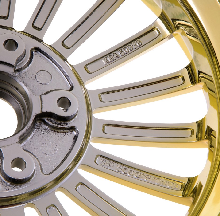 Felge vorne/hinten für Vespa GTS/​GTS Super/​GTV/​GT 60/​GT/​GT L 125-300ccm, gold