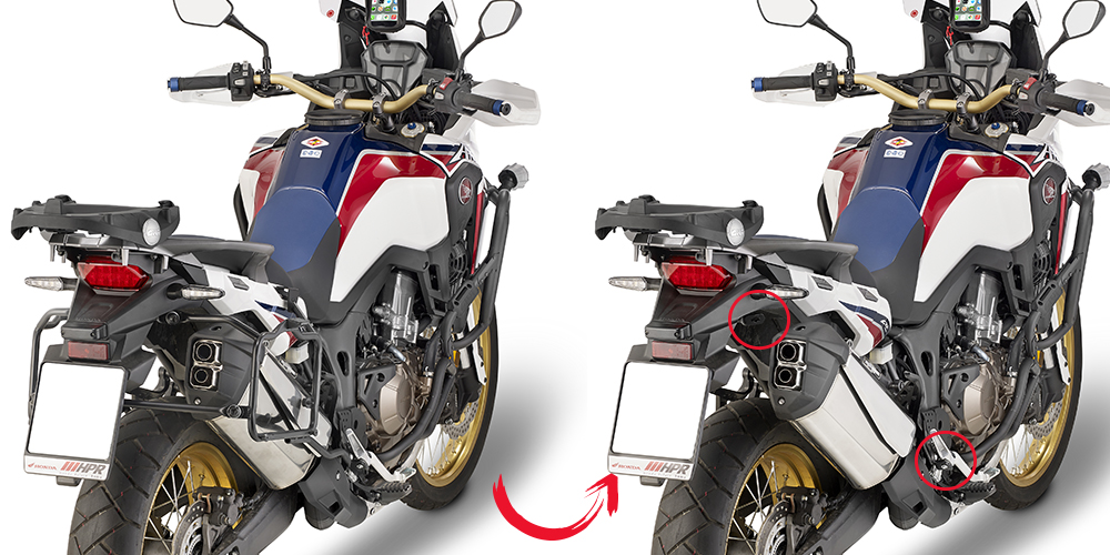 Seitenkoffer-Träger für Honda CRF1000L Africa Twin (Bj.16-17) Givi