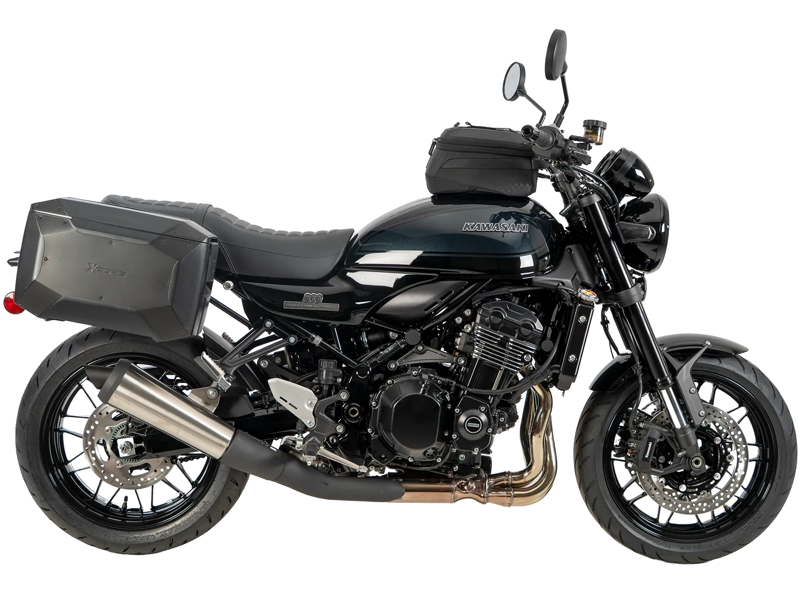 C-Bow Seitenträger schwarz für Kawasaki Z 900 RS /Black Ball Edition (26-) Hepco & Becker
