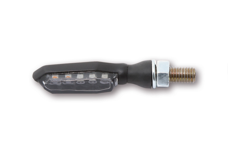 HIGHSIDER pro Sonic-X1 LED Rück-, Bremslicht, Blinker Schwarz/Getönt 3in1, E-Geprüft (Paar)
