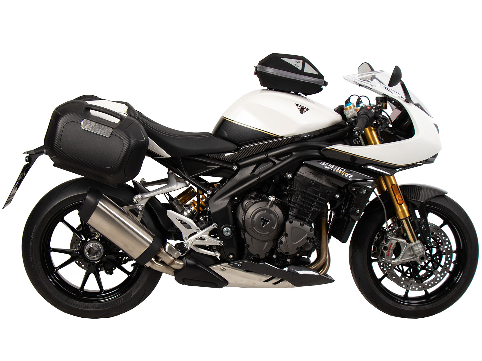 C-Bow Seitenträger schwarz für Triumph Speed Triple 1200 RS /RR (21-)  Hepco & Becker