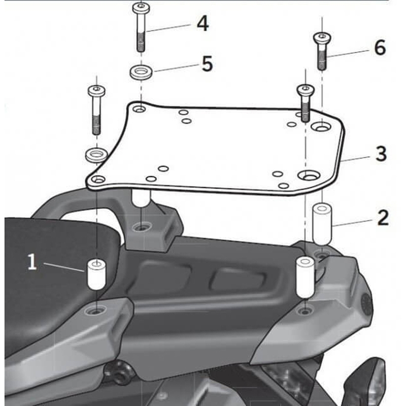 SHAD Top Master Montagesatz - Yamaha