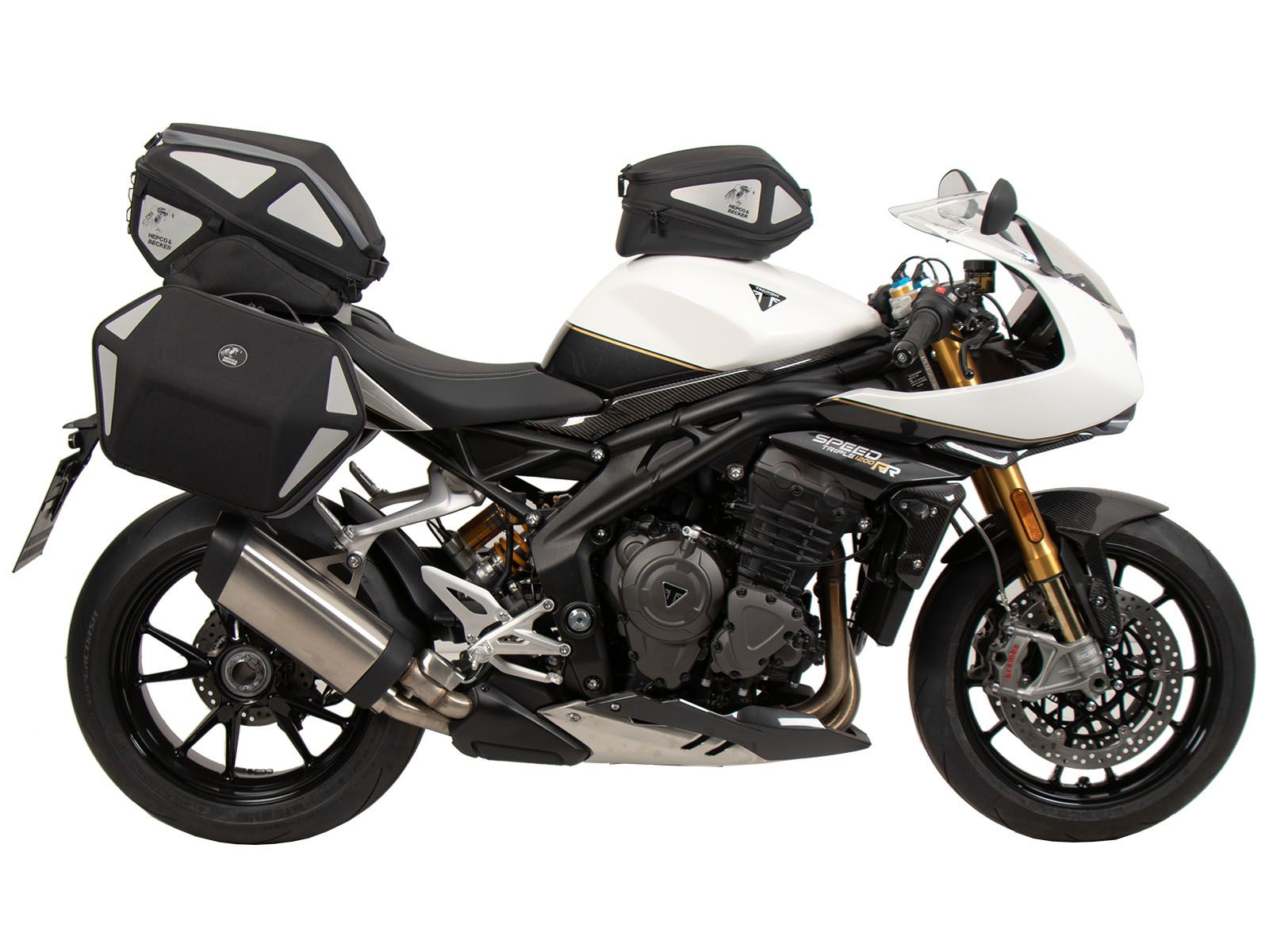 C-Bow Seitenträger schwarz für Triumph Speed Triple 1200 RS /RR (21-)  Hepco & Becker