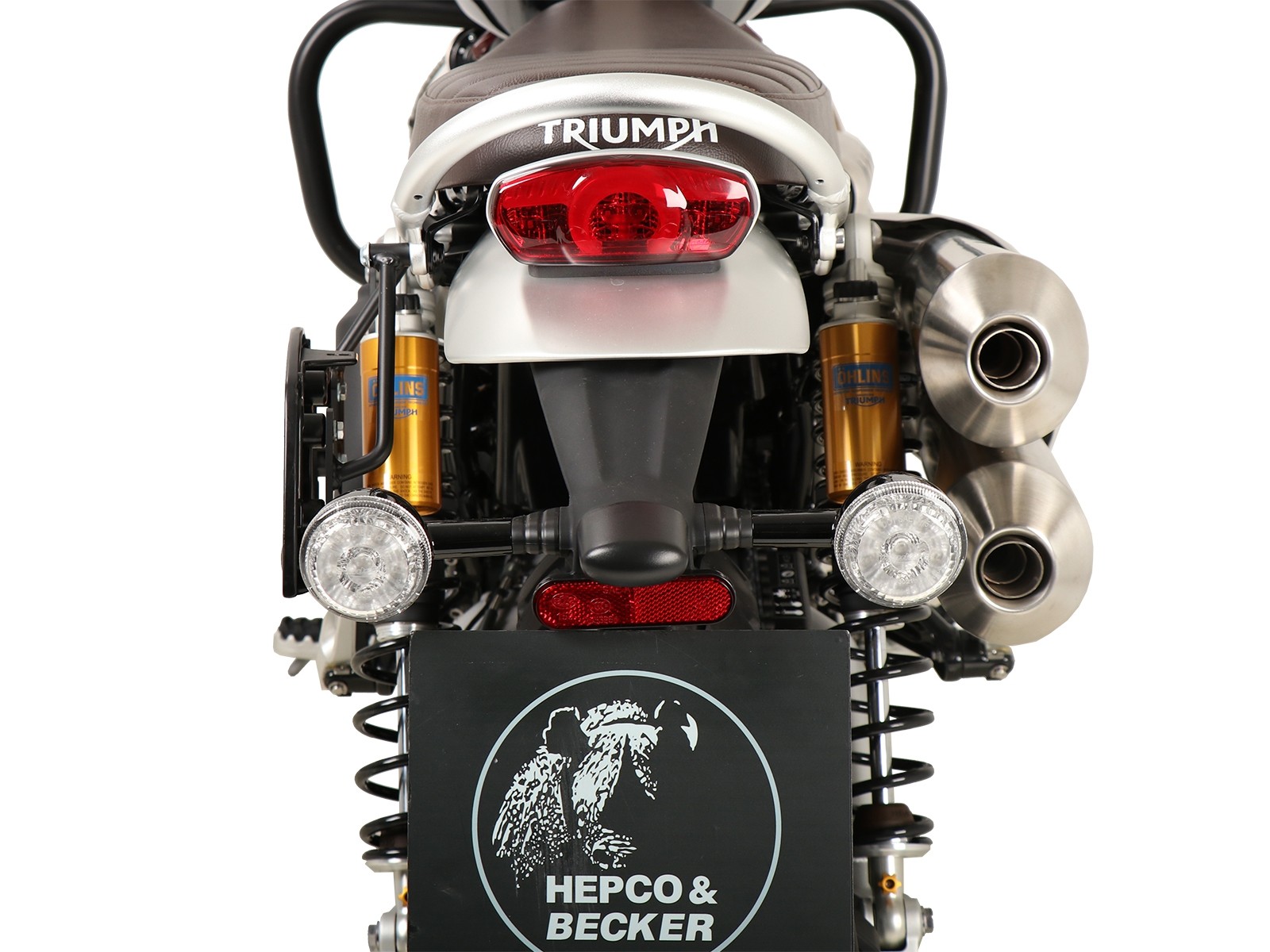 Seitenträger einseitig links schwarz C-Bow für Triumph Scrambler 1200 XC (2019-)