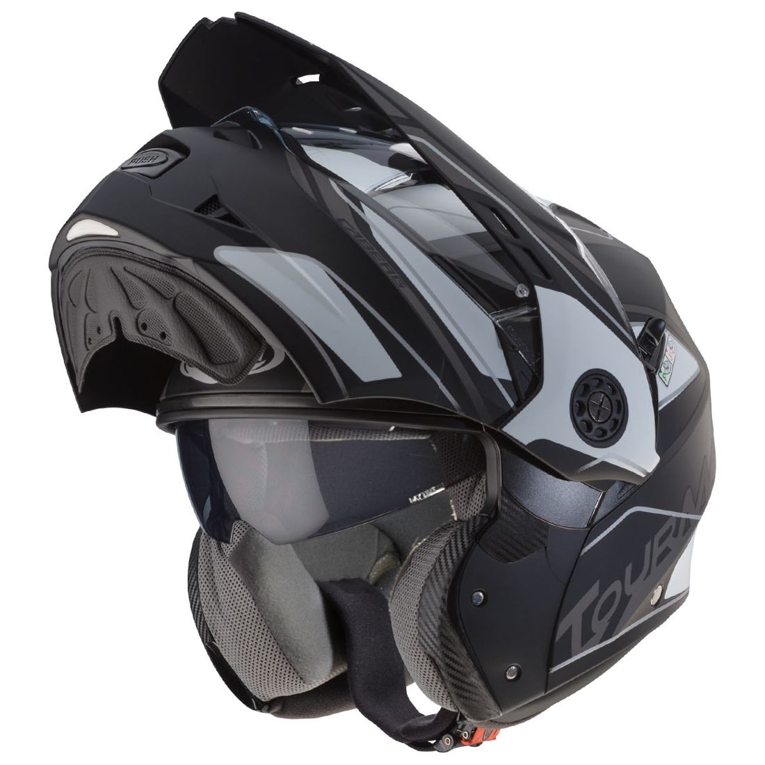 Caberg Helm Tourmax Marathon, matt-schwarz/weiß