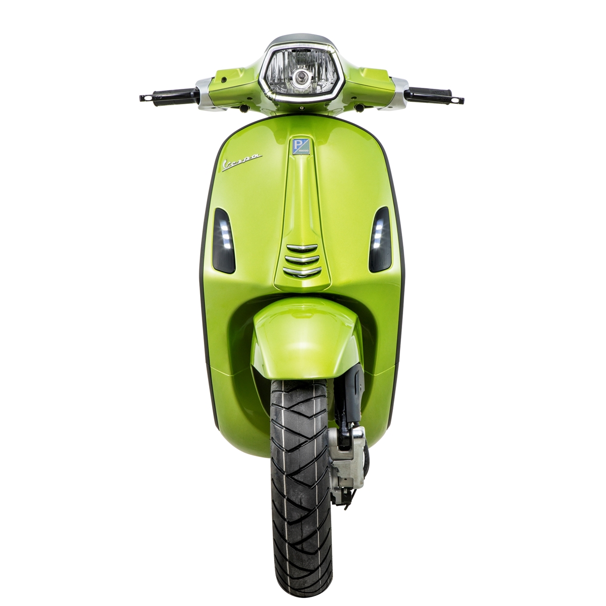 Lampenring schwarz glanz LED Leuchtring für Vespa Sprint 125/​150ccm 4T ('13-'18)
