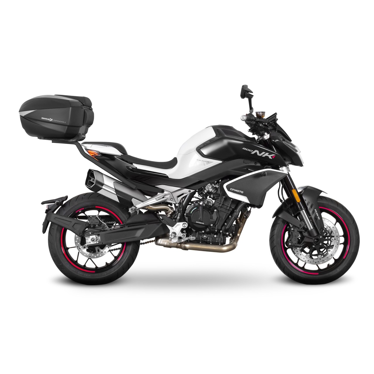 Shad Top Case Träger schwarz lackiert für CFMoto 800 NK (23-25)