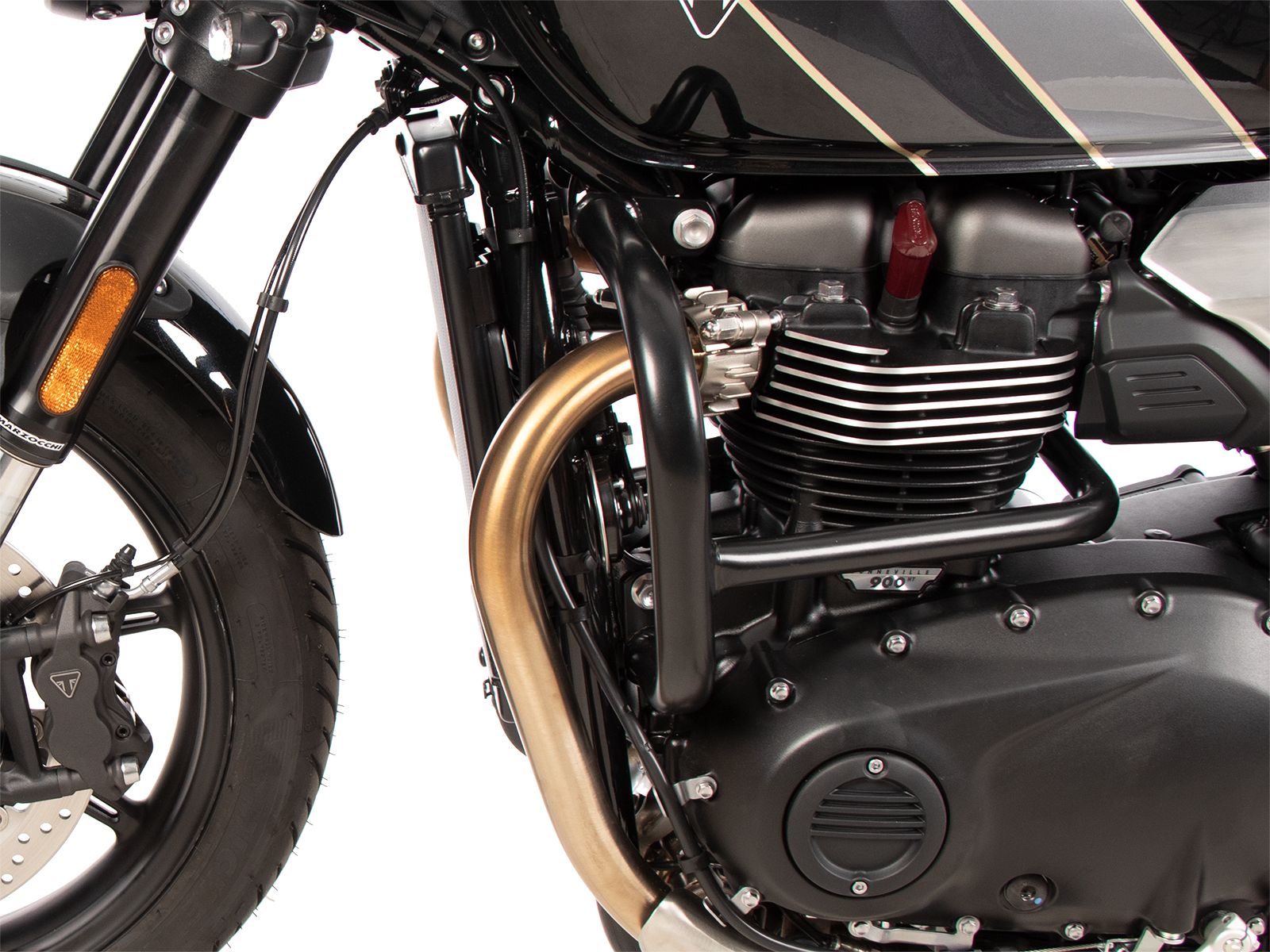 Motorschutzbügel schwarz für Triumph Speed Twin 900 (25-) Hepco & Becker